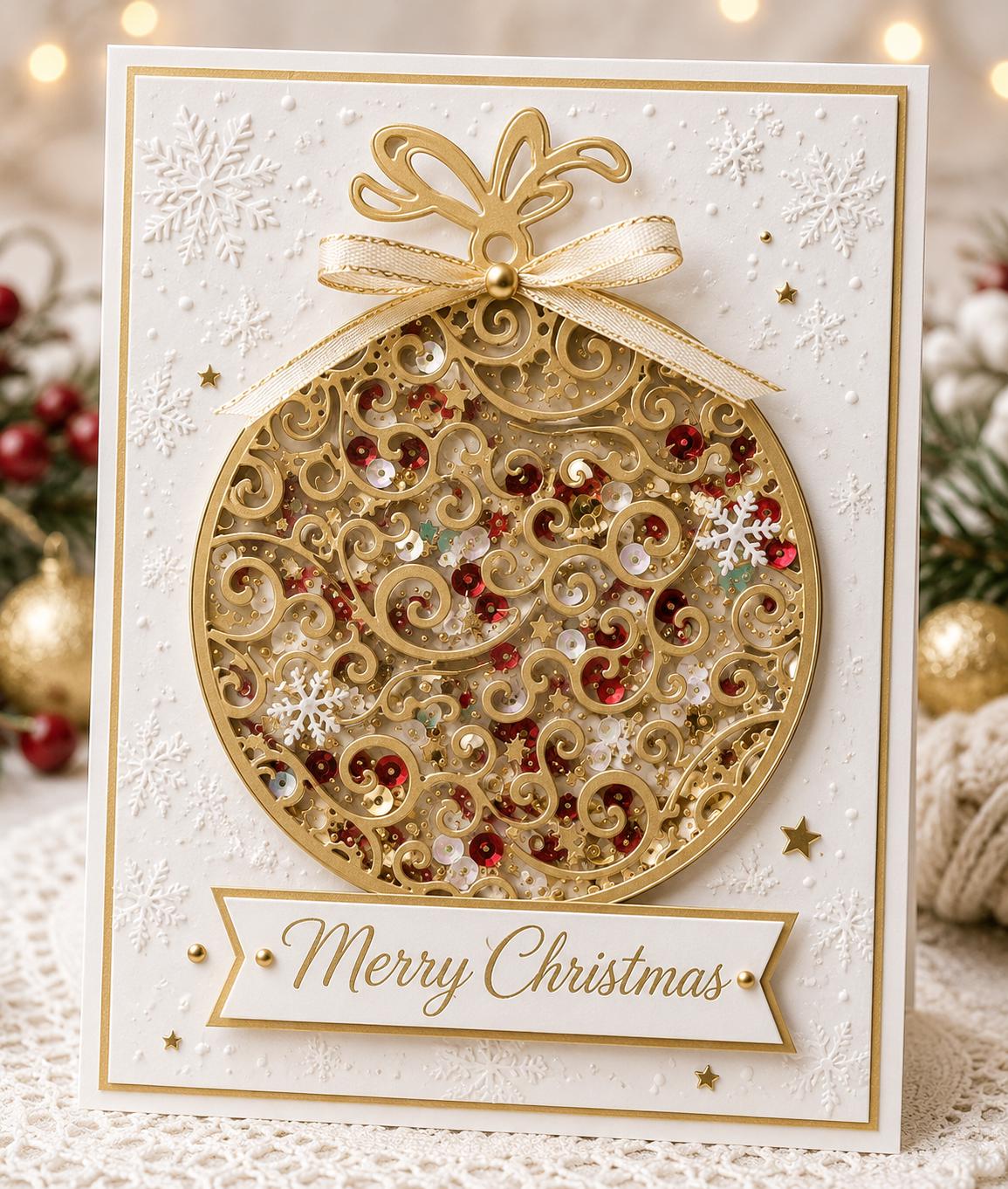 Christmas Ornament Vine Metal Cutting Die