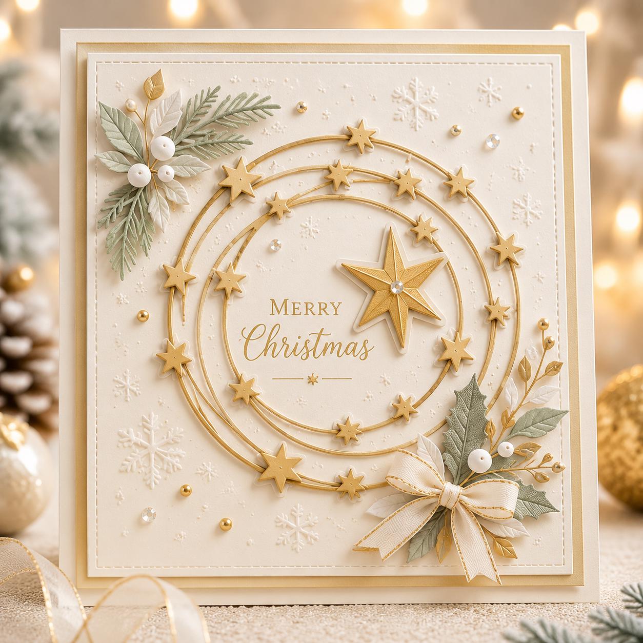 Star Vine Metal Cutting Die for Cards and Scrapbooks