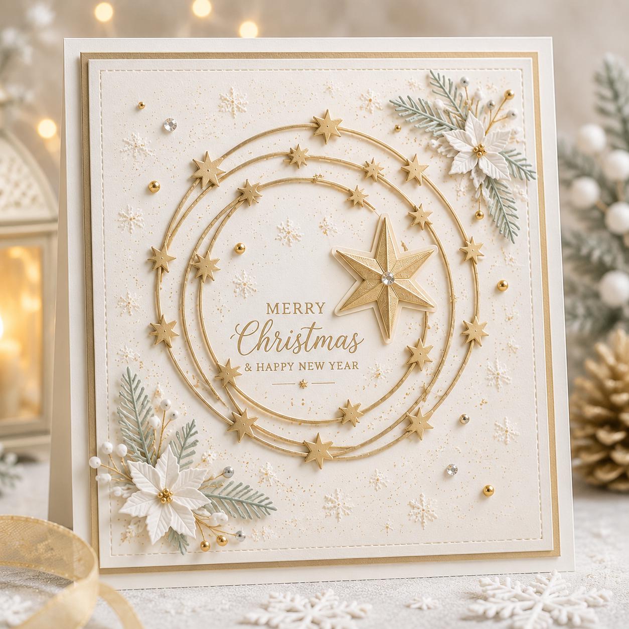 Star Vine Metal Cutting Die for Cards and Scrapbooks