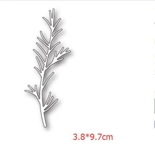 Christmas Pine Needle Metal Cutting Die: Card Making, Scrapbooking