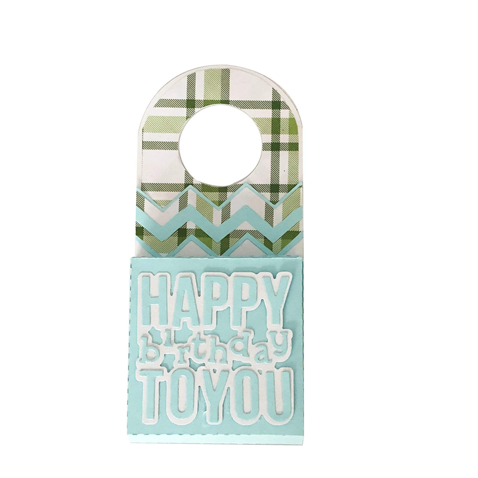 Happy Birthday Shadow Metal Cutting Dies for Cards
