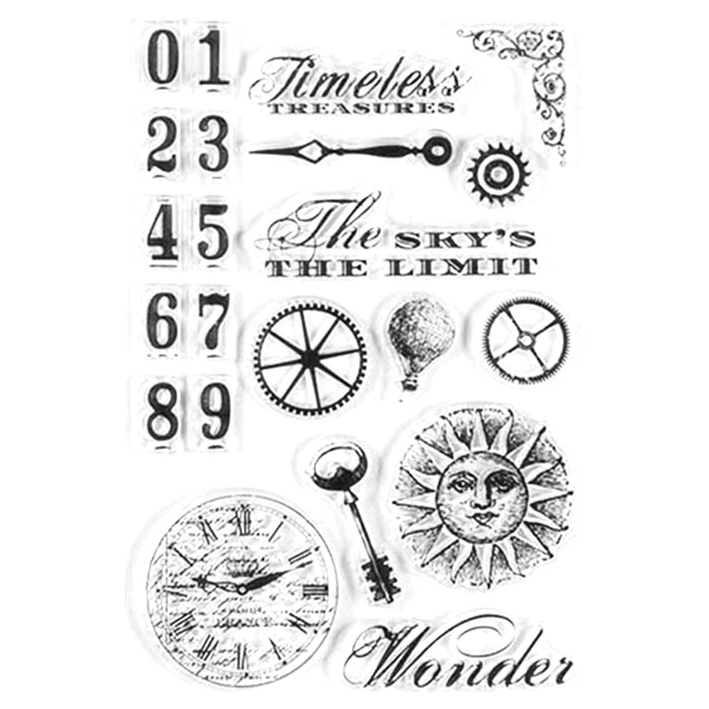 Timeless treasure Clear stamps Rubber seals for DIY scrapbooking card making paper artist stamp