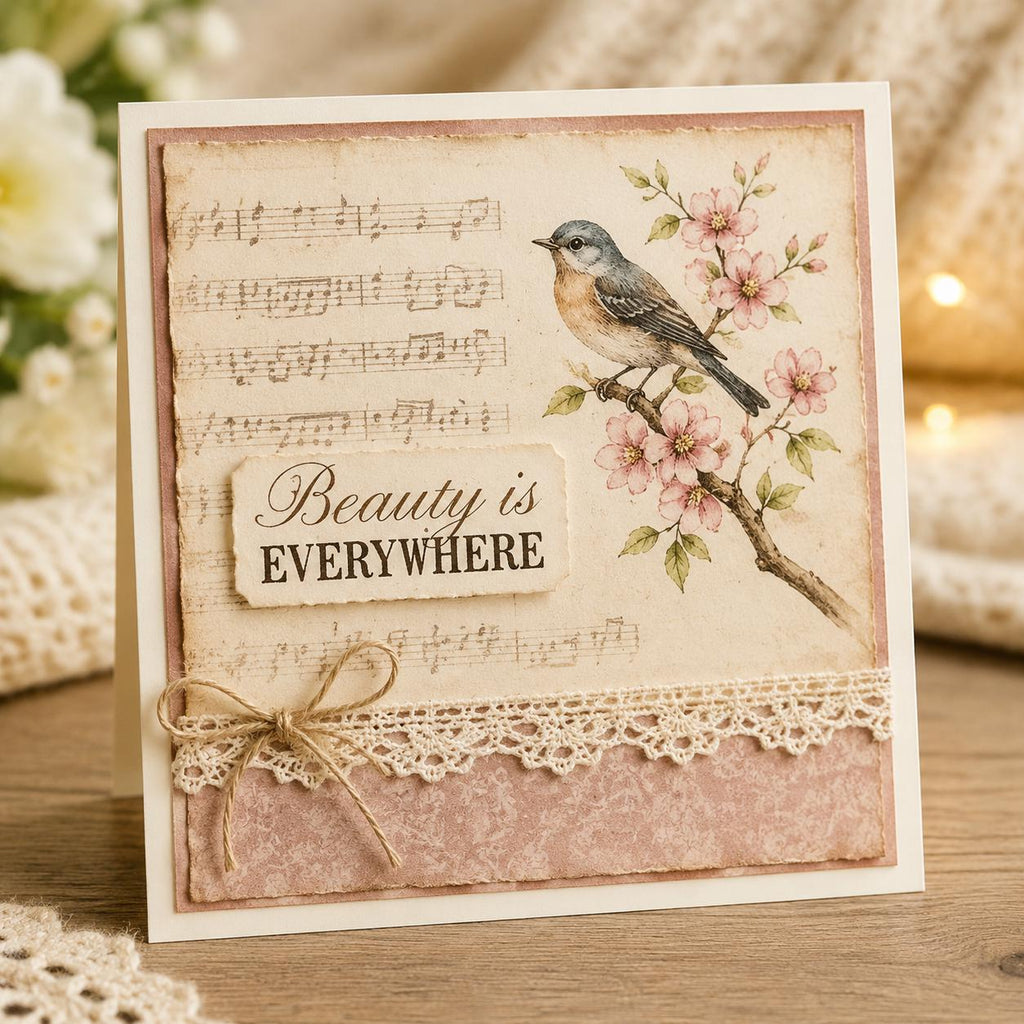 Beauty Everywhere Clear Stamps, DIY Scrapbooking (11x16cm)