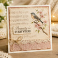 Beauty Everywhere Clear Stamps, DIY Scrapbooking (11x16cm)