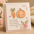 Vegetables Clear Stamps, DIY Scrapbooking Card Making (11x16cm)