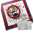 Mini Reindeer Metal Cutting Die for Christmas Cards
