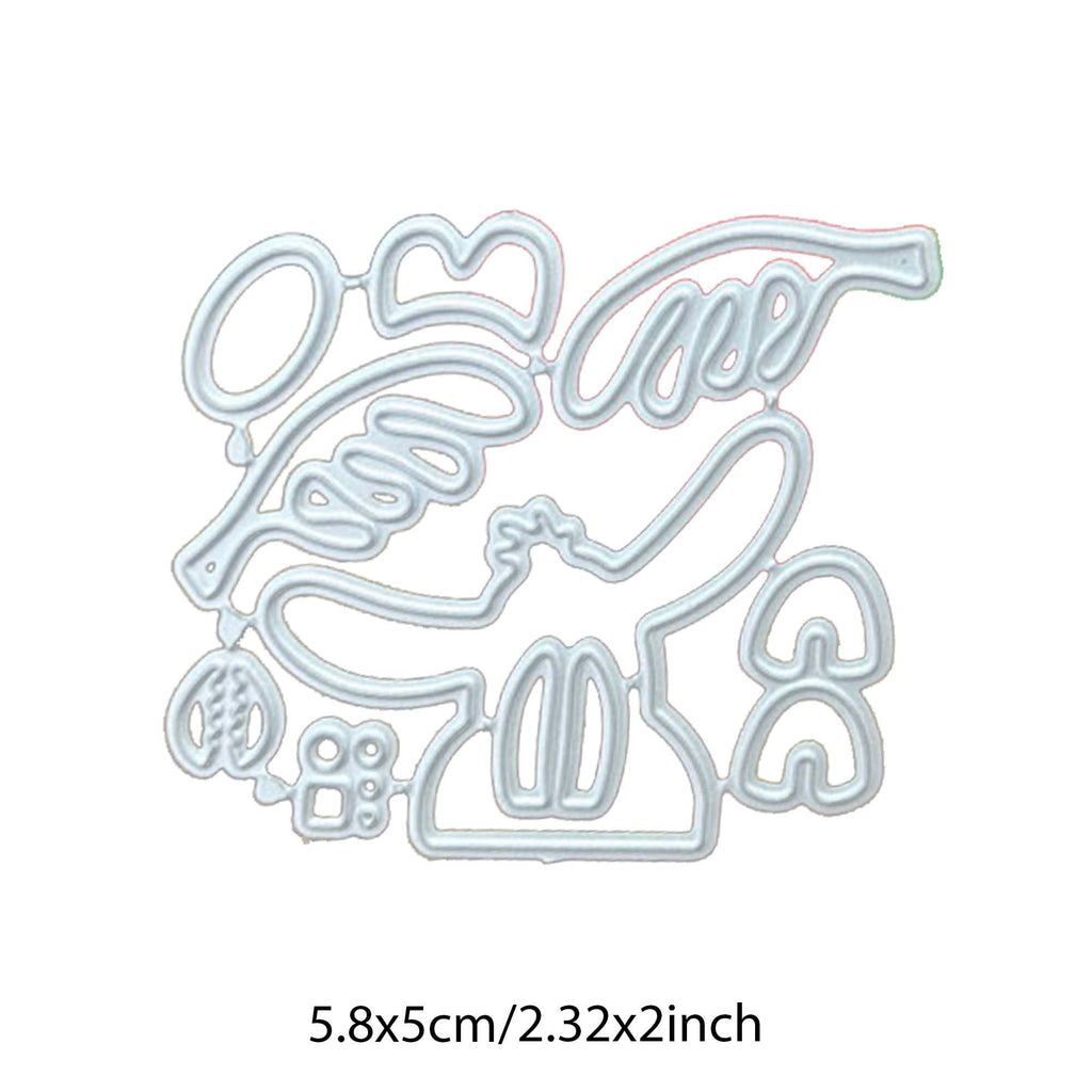 Mini Reindeer Metal Cutting Die for Christmas Cards