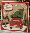 Christmas Tree Car Metal Cutting Die for Holiday Cards