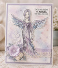 Angel Wings Clear Stamp and Die Set, DIY Card Making