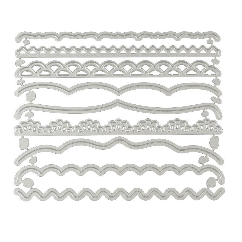 Edge Border Metal Cutting Dies, Scrapbooking Embossing Stencils