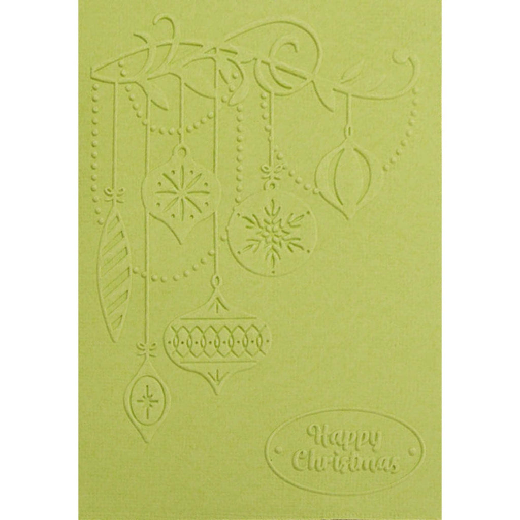 Christmas Ornament Embossing Folder, 104 x 147 mm