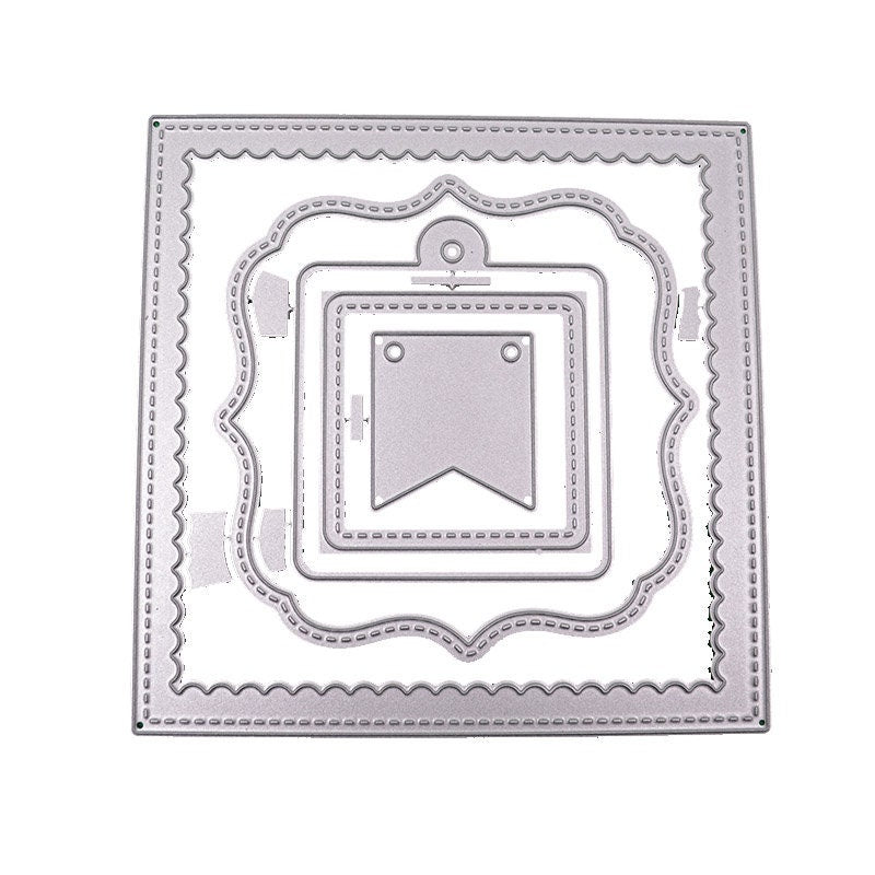 Frame Tag Metal Cutting Dies for Cards and Scrapbooking
