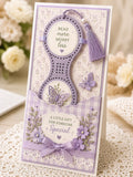 Keychain / Bookmark Base Die Metal Cutting Dies: DIY Scrapbooking Stencils