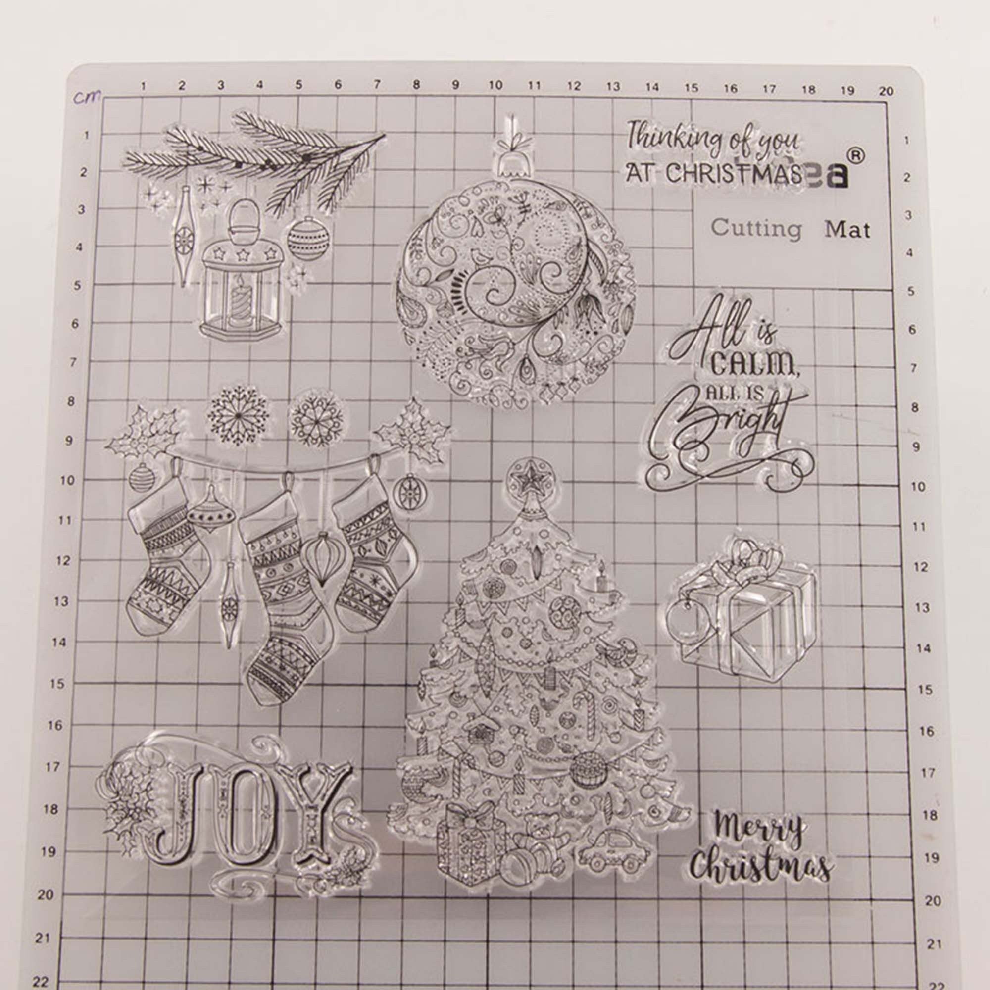Thinking of You at Christmas Clear Stamp for Cards