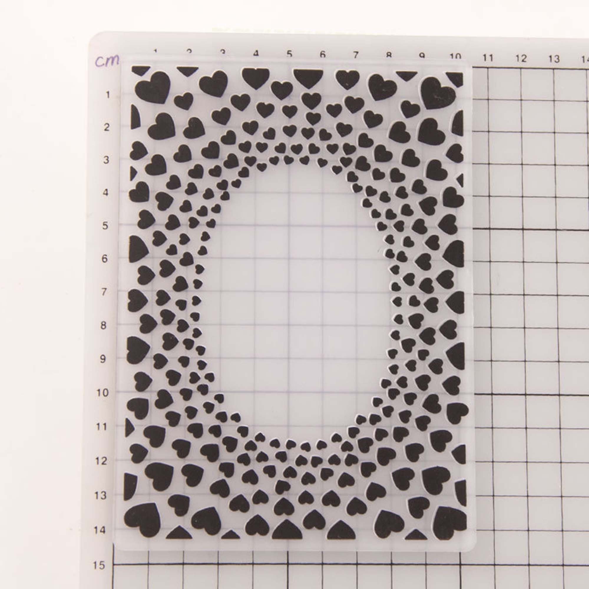 Heart Background Embossing Folder, 105 x 148 mm