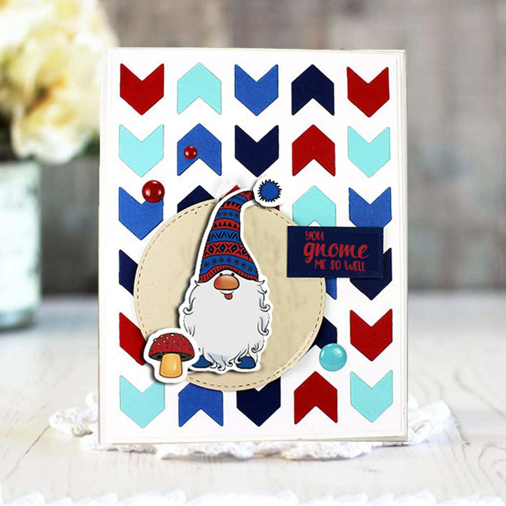 Christmas Gnome Clear Stamps, Santa Silicone Stamps for Cards