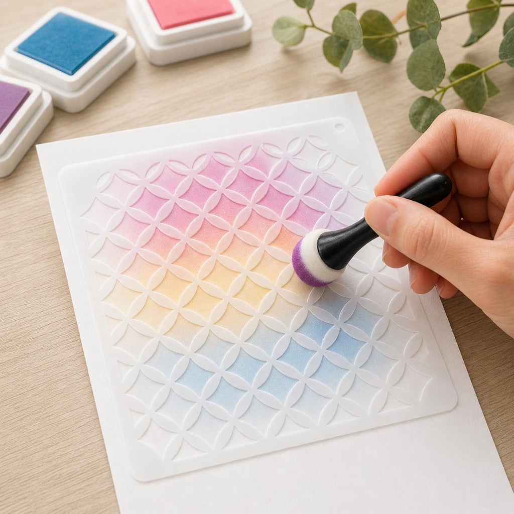 52 Sheet Stencil Set for Journals, Scrapbooks & DIY Art Projects, Reusable PET Plastic Templates