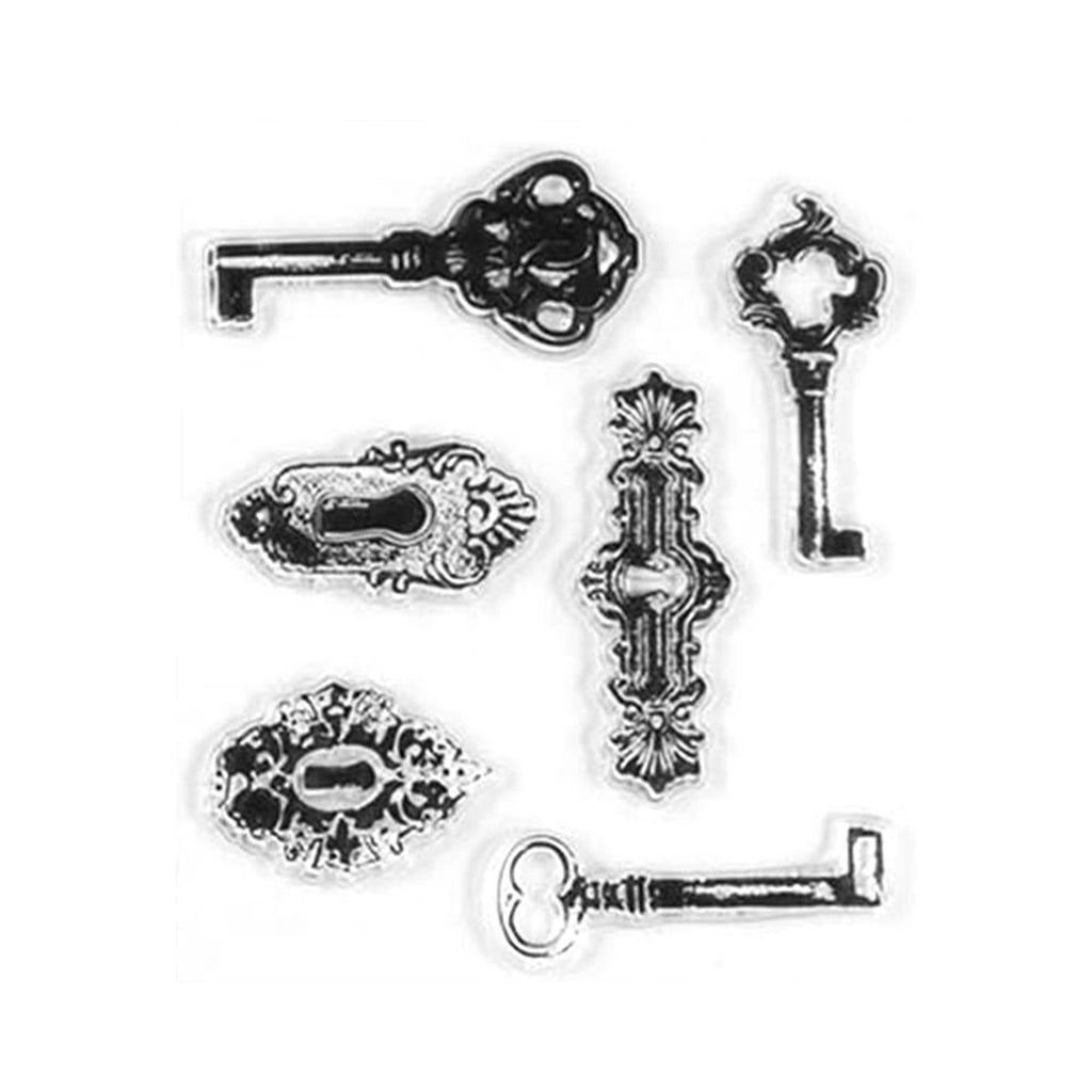 Retro-Keys Clear stamps Rubber seals for DIY scrapbooking card making paper artist stamp