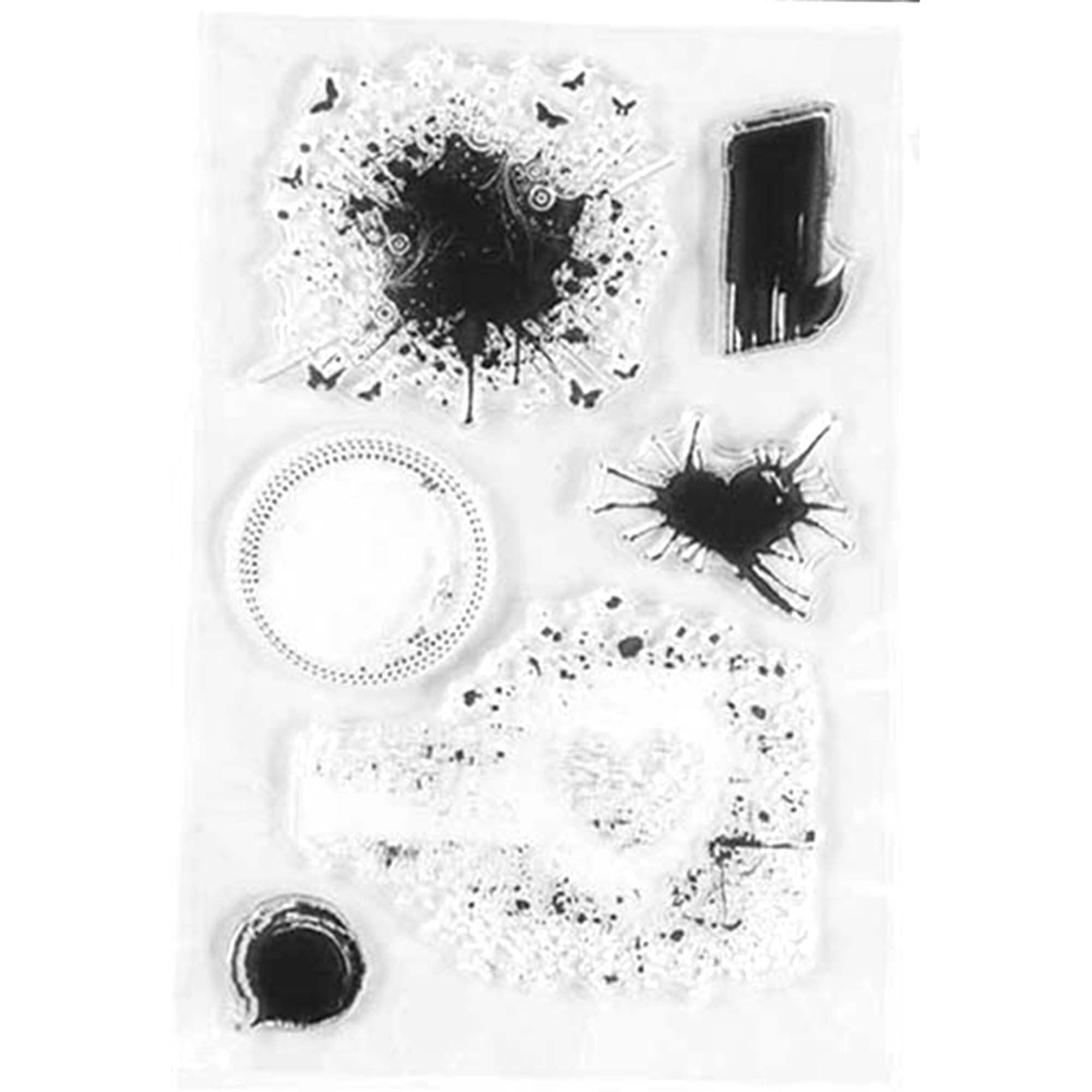Background Clear stamps Rubber seals for DIY scrapbooking card making paper artist stamp