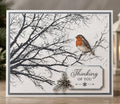Diagonal Branch Clear Stamp | Tree Silhouette Transparent Silicone Stamp for Card Making, Scrapbooking & Journaling