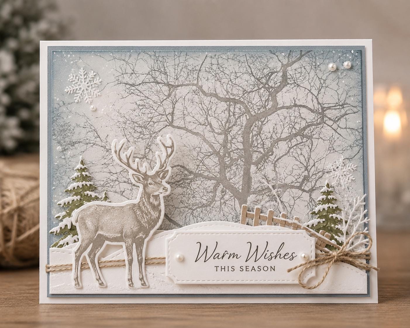 Tree Branch Clear Stamp | Silicone Stamp for Card Making & Journaling