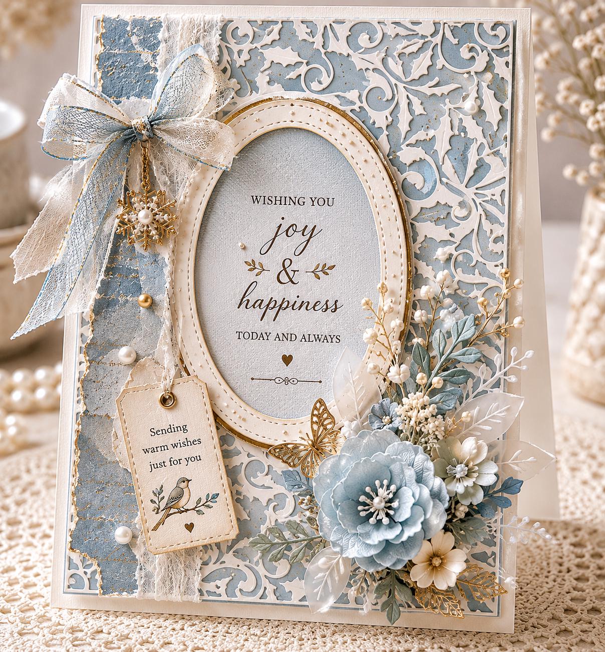 Christmas Holly Embossing Folder, 105 x 148 mm
