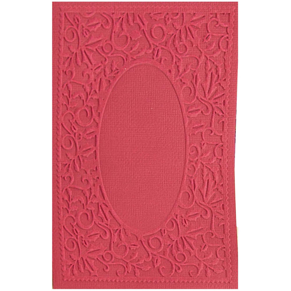 Christmas Holly Embossing Folder, 105 x 148 mm