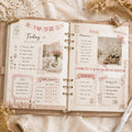 24 Journaling Stencils, 4 x 7 Inch Planner Template Set