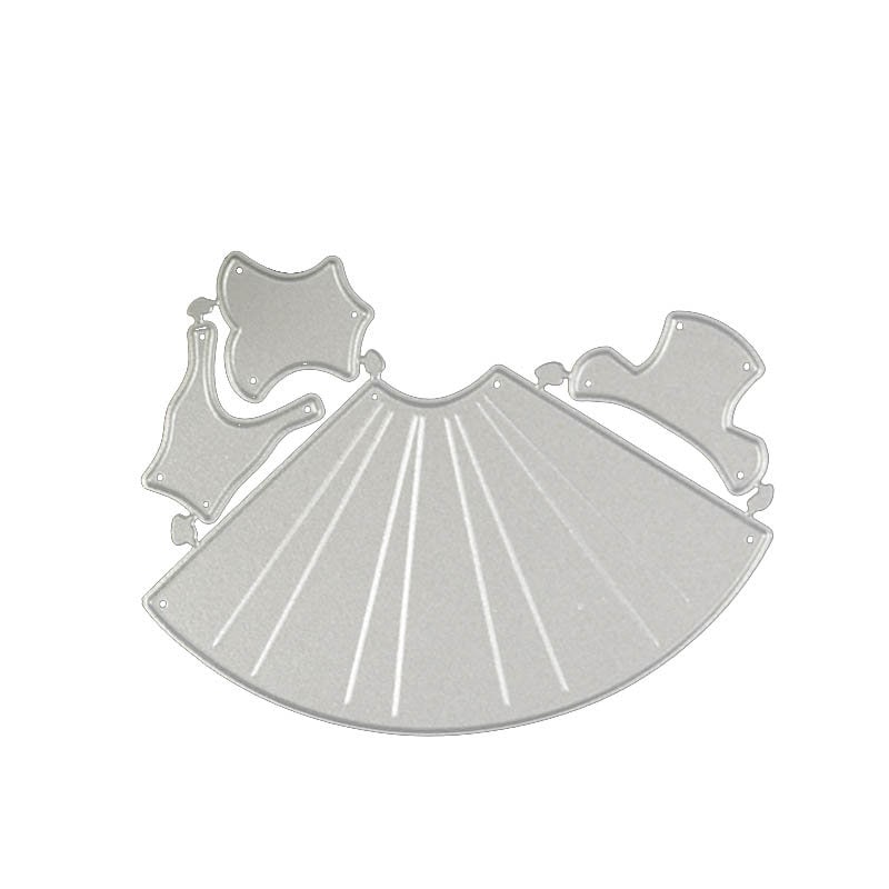 Dress Metal Cutting Die for Card Making, Scrapbooking