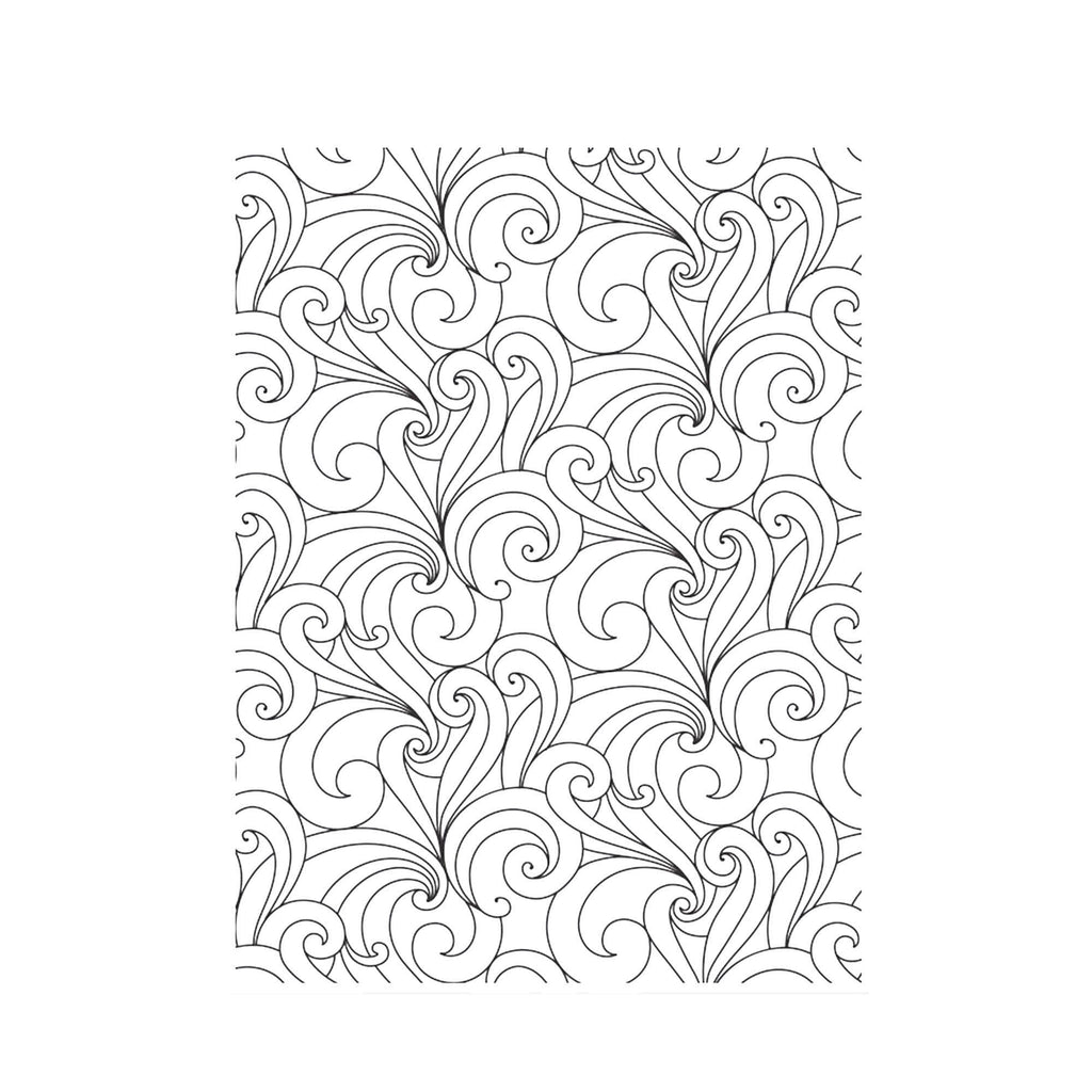 Floral Swirls Clear Stamp, Scrapbooking & Card Making