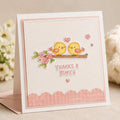 Happy Spring Clear Stamp: Scrapbooking Card Making (11x16cm)