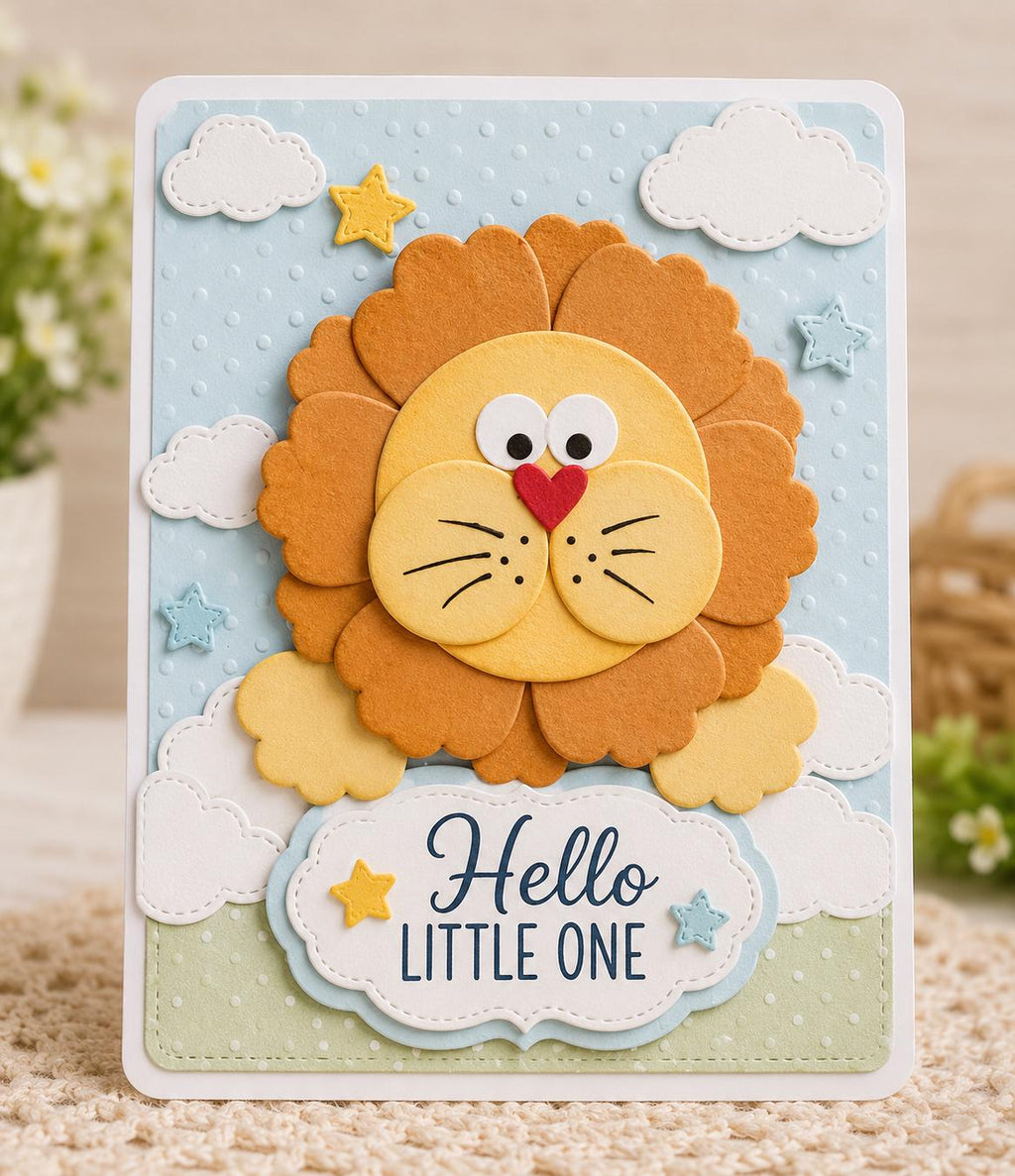 Lion Metal Cutting Die, Animal Stencil for Scrapbook Cards