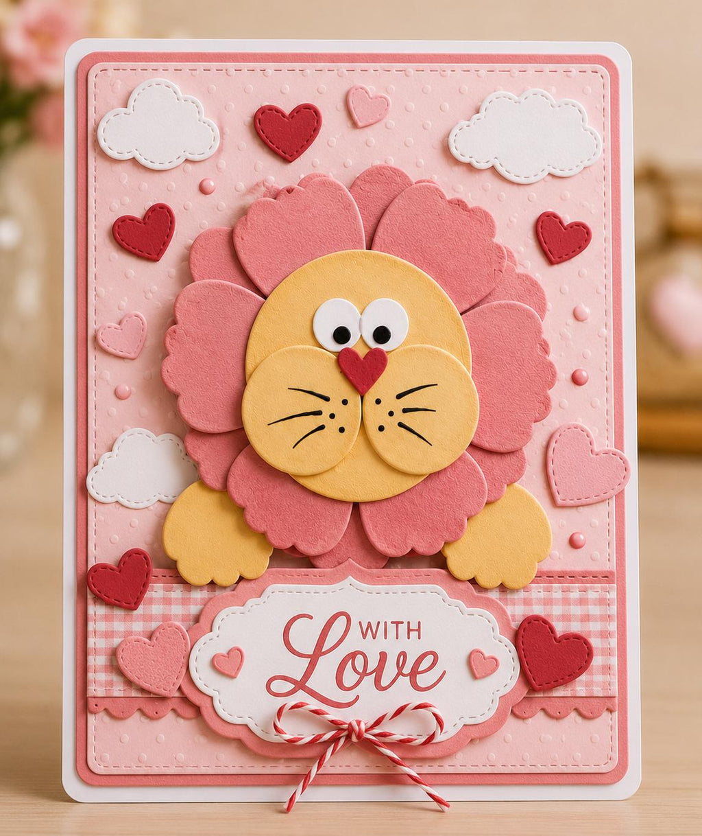 Lion Metal Cutting Die, Animal Stencil for Scrapbook Cards