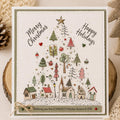 Winter Holiday Clear Stamp Set: Scrapbooking, Card Making (11x16cm)