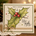 Happy Holidays Clear Stamp | DIY Scrapbooking, Card Making (14x14cm)