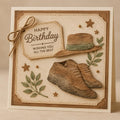 Shoes and Hat Metal Cutting Die for Father's Day Cards