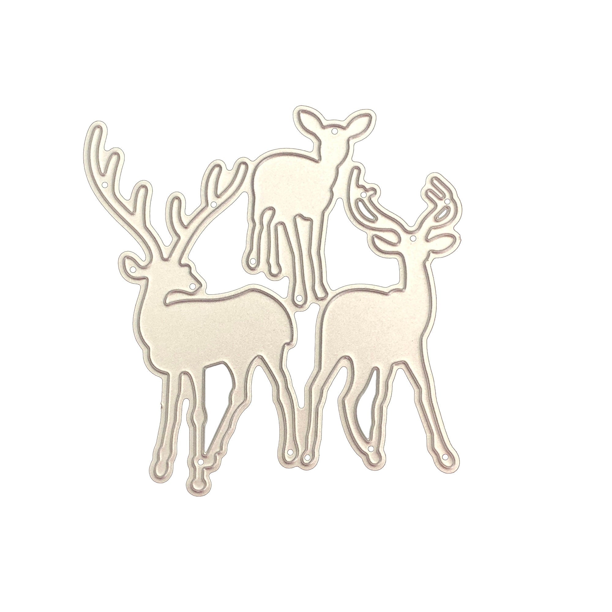 Reindeer Metal Cutting Dies, Christmas Stencils for Scrapbook Cards