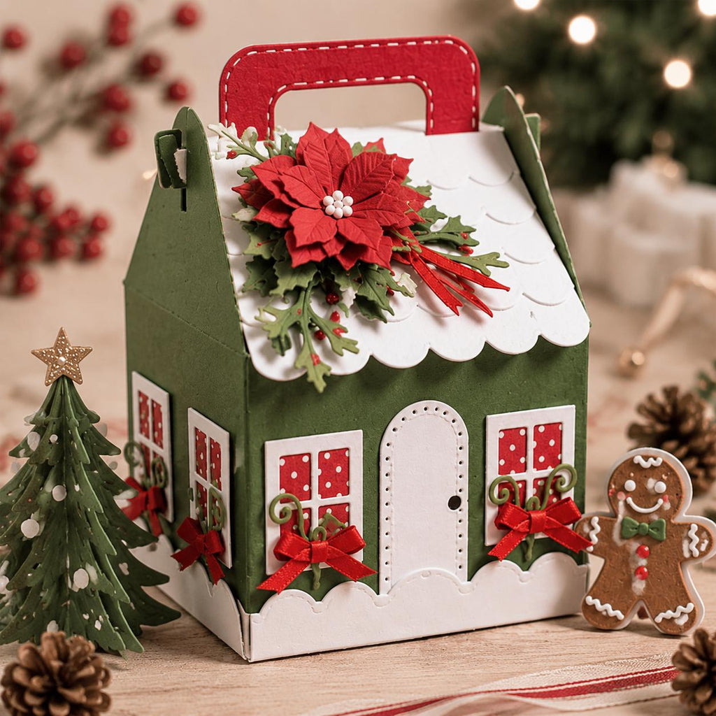 Christmas Box Cutting Dies, DIY Scrapbooking Stencils