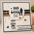 Father's Day Clear Stamp Set, DIY Scrapbooking Card Making