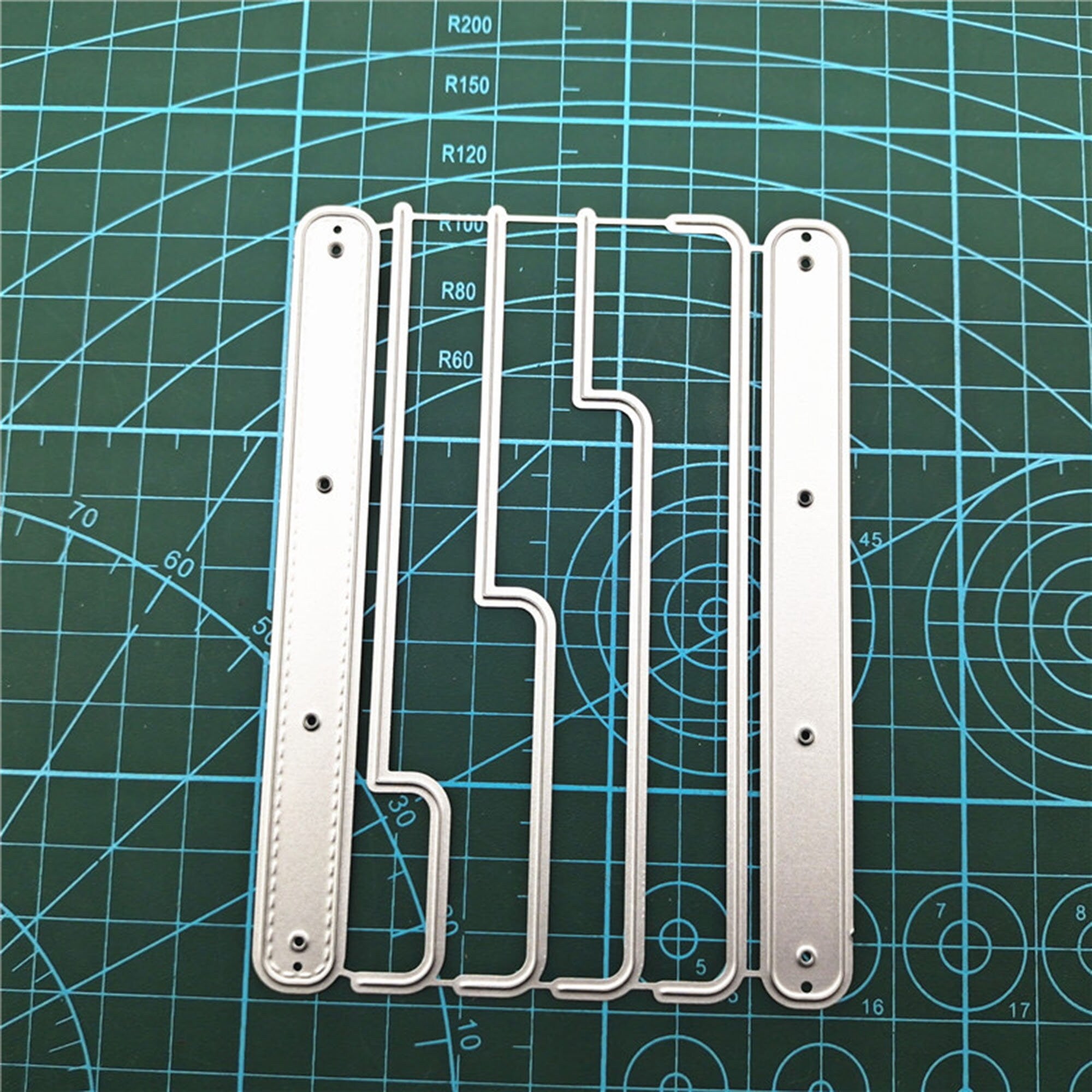 Notebook Metal Cutting Die, Stitched Journal Stencil for Cards