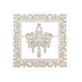 Lace Edge Square Metal Cutting Die for Cards and Scrapbooking
