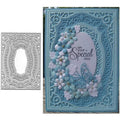 3 Flower Frame Metal Cutting Dies for Cards and Scrapbooks