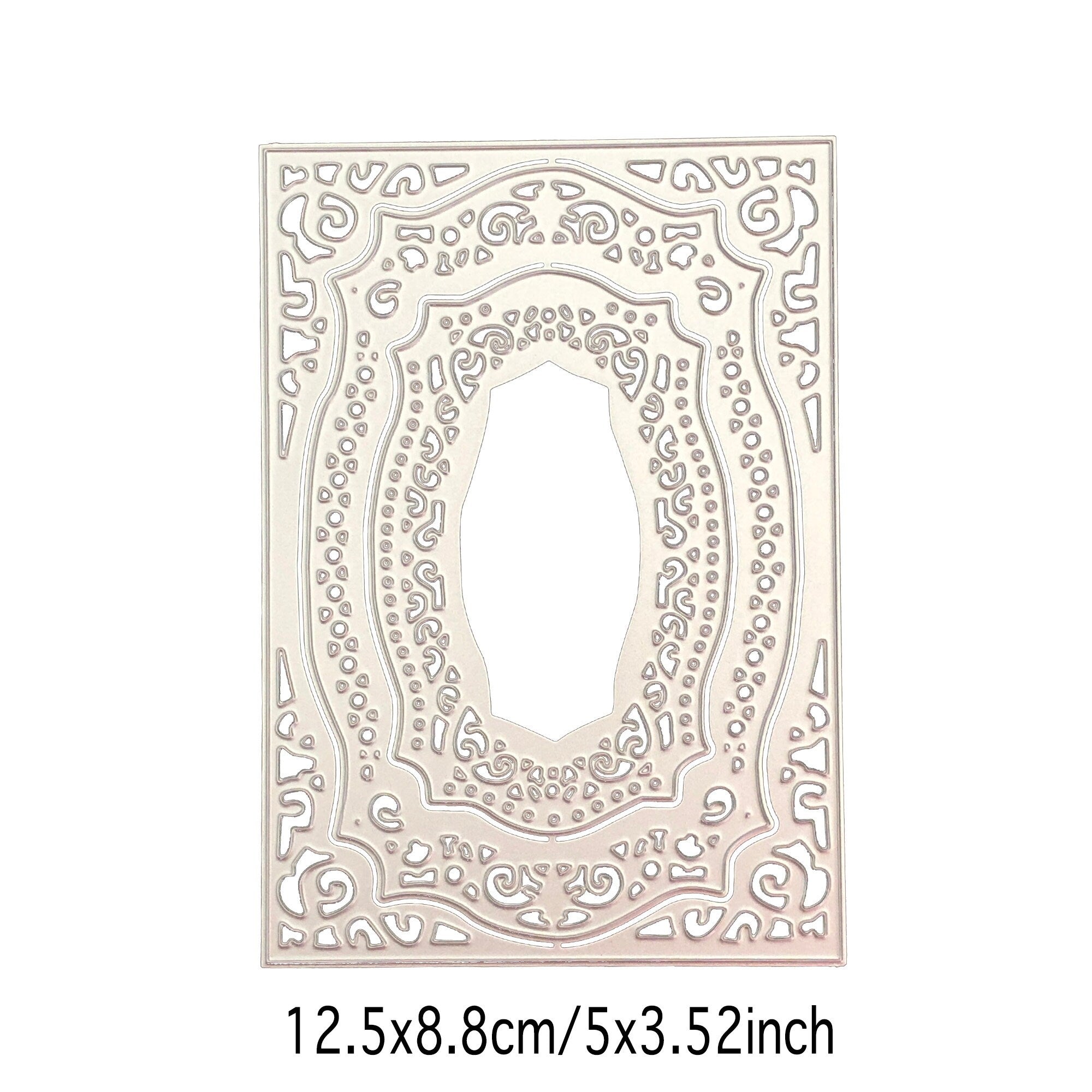 3 Flower Frame Metal Cutting Dies for Cards and Scrapbooks