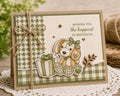 Houndstooth Clear Stamp for Scrapbooking & Card Making, 11x16cm Silicone Stamp Sheet