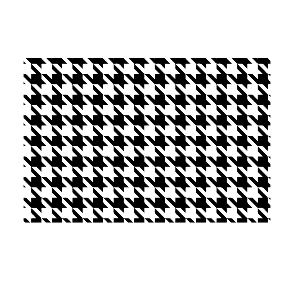 Houndstooth Clear Stamp for Scrapbooking & Card Making, 11x16cm Silicone Stamp Sheet