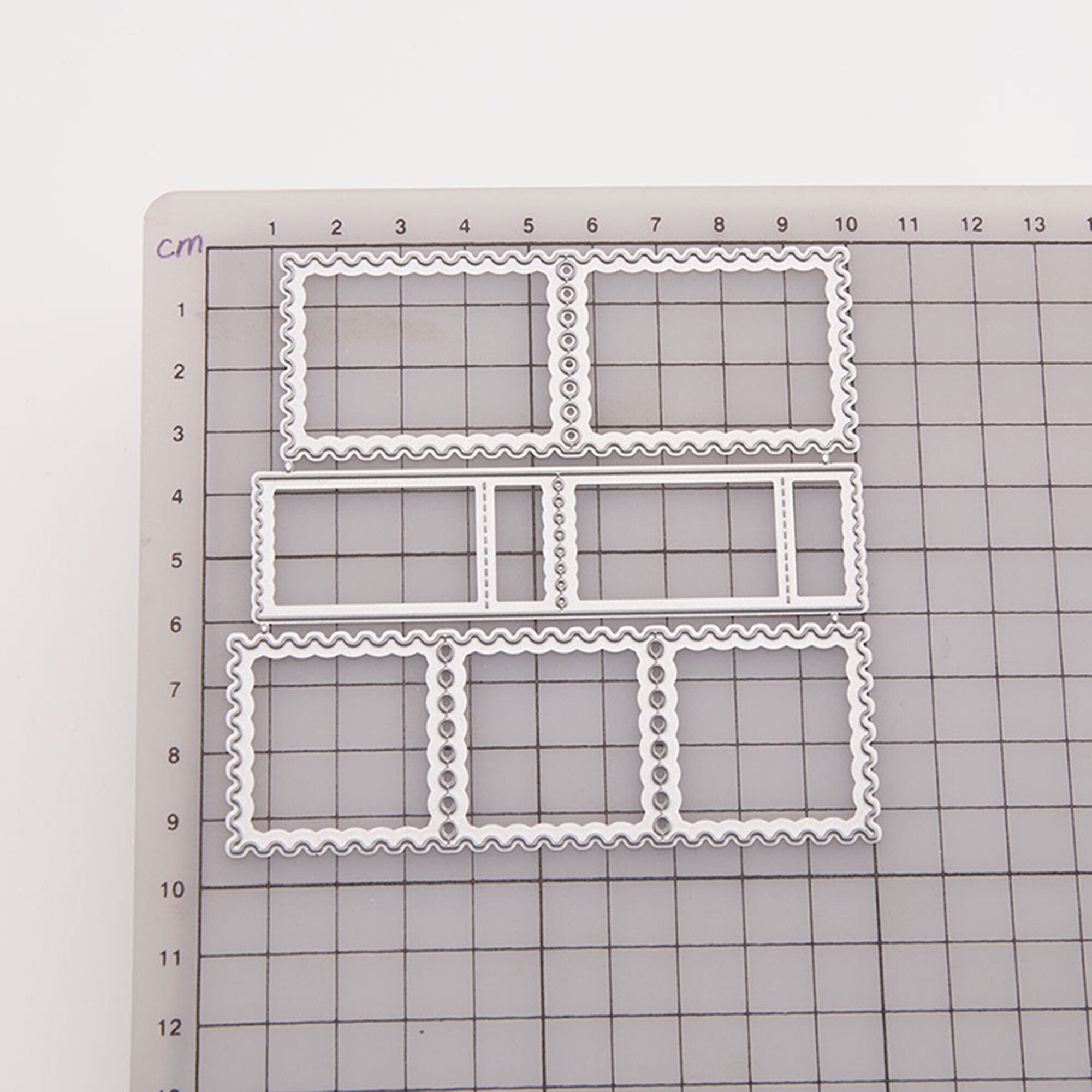 Postage Stamp Frames Metal Cutting Dies, DIY Scrapbooking