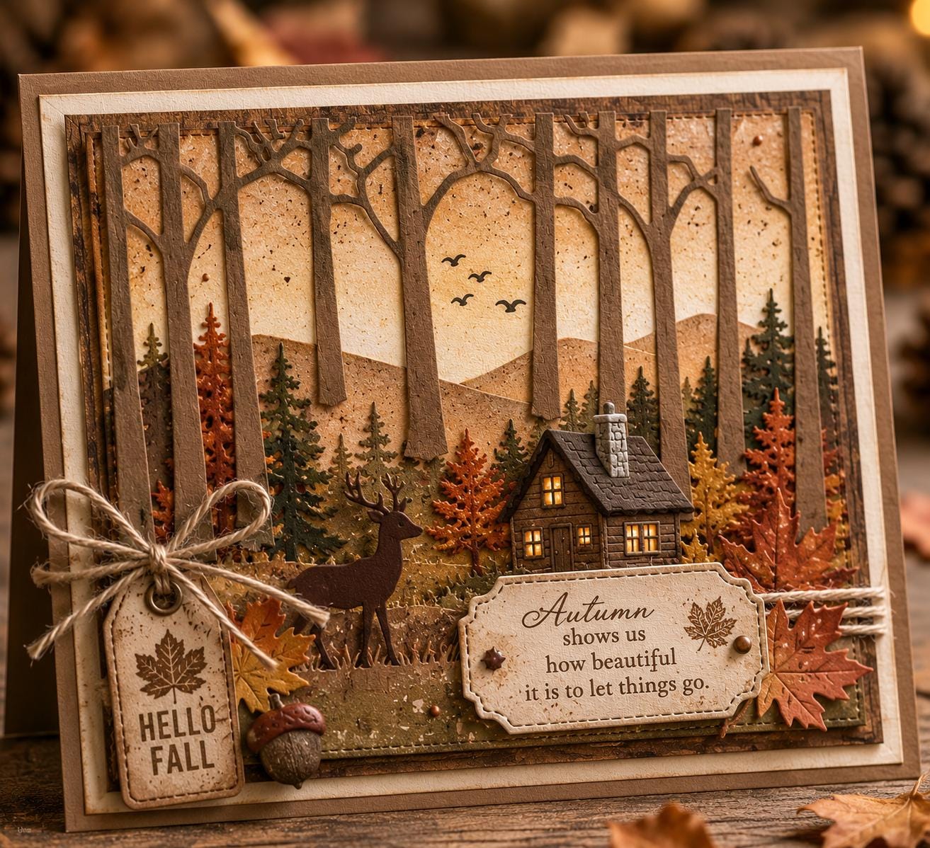 Forest Trees Metal Cutting Die: Scrapbooking, Card Making