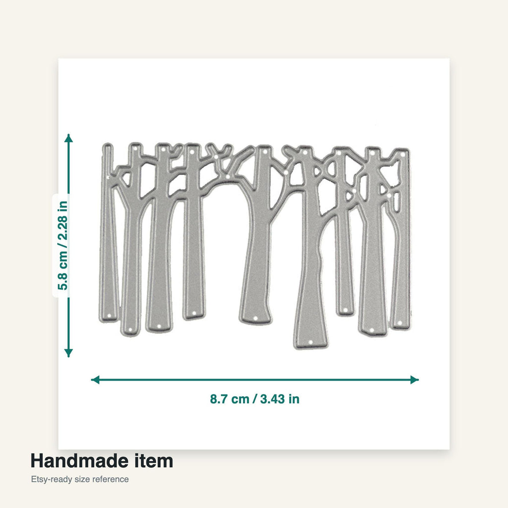 Forest Trees Metal Cutting Die: Scrapbooking, Card Making
