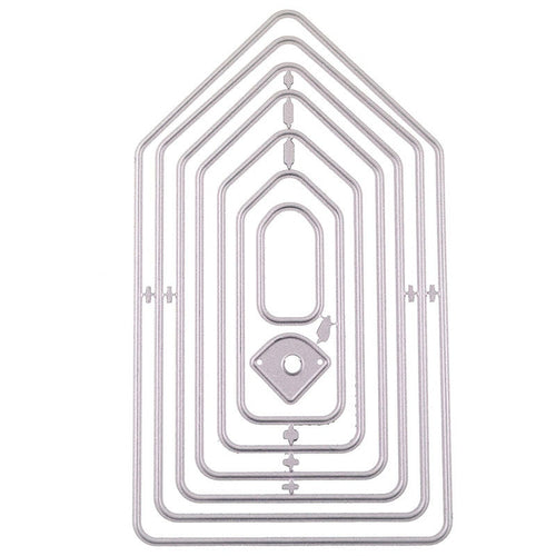 7 Tags Frame Metal Cutting Dies, Scrapbooking Craft Stencils