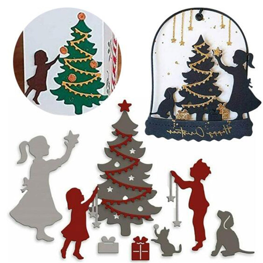 Christmas Tree Metal Die Cut: DIY Scrapbooking, Card Making